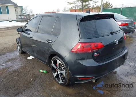 2015 Volkswagen Golf Gti 2.0T Se W/Performance Package 4-Door из США, поврежденный, VIN 3VW547AU1FM056990